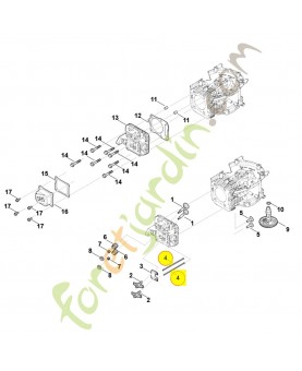 Poussoir de culbuteur 0004-038-2606. Pièce détachée Stihl / Vicking