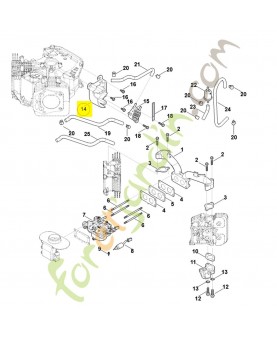 Support 0004-028-1504. Pièce détachée Stihl / Vicking