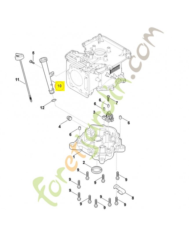 Jauge d'huile 0004-020-9215. Pièce détachée Stihl / Vicking Jauge d'huile 0004-020-9215. Pièce détachée Stihl / Vicking