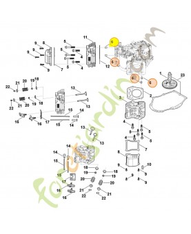 Douille 0004-028-1701. Pièce détachée Stihl / Vicking