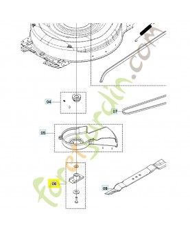 Support de lame 529595001. Pièce détachée Husqvarna