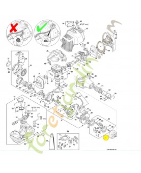 Cloche d'embrayage 4149-160-2901. Pièce détachée Stihl / Vicking