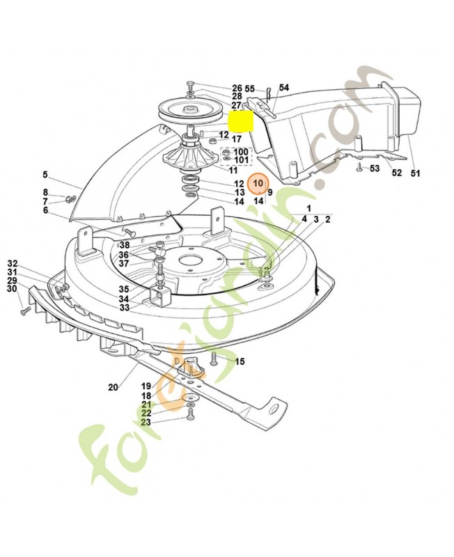 arbre stihl 6126-702-0700 - Pièce de détachée Sithl / Vicking