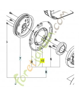 Garniture de frein 544440402- Pièce de détachée Husqvarna