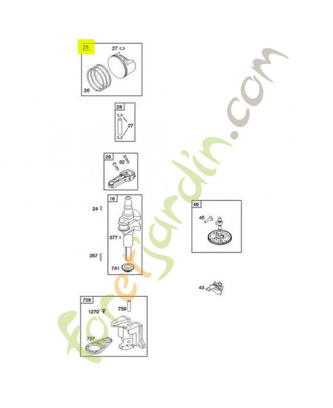 595053 ensemble piston