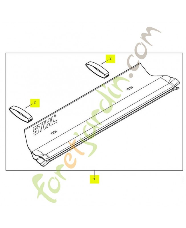 Déflecteur 500 mm / 20"