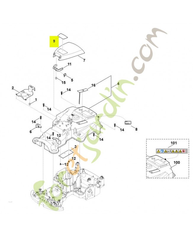 Plaque matricule rmi 422