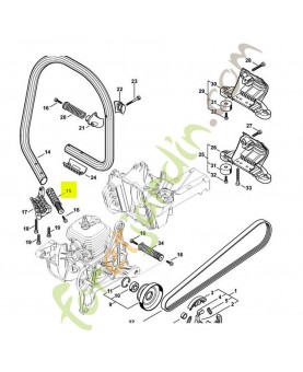 Ressort antivibration