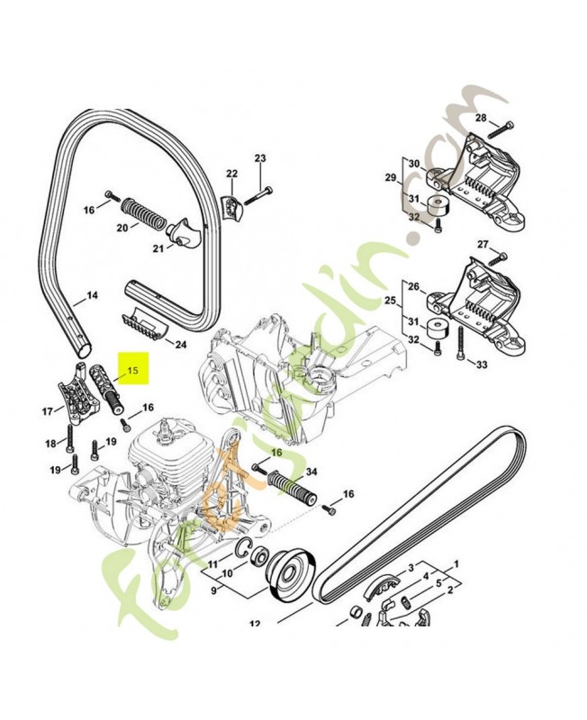 Ressort antivibration
