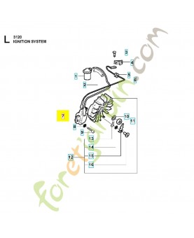 bloc electronique 587329402- Pièce détachée Husqvarna