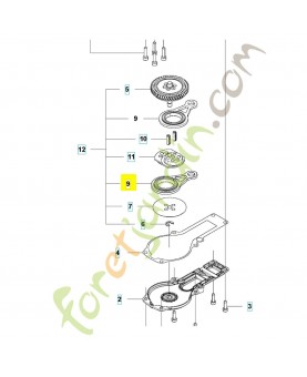 BIELLE COMPLÈTE 531127701. Pièce de rechange Husqvarna