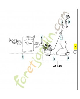 Joint carburateur- Pièce détachée Husqvarna