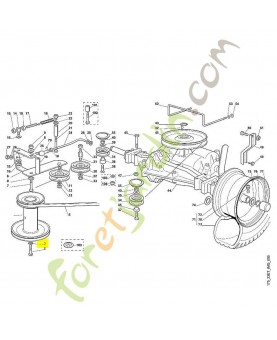 Rondelle 9460-624-4032 adaptable stihl - Pièce de détachée Sithl 