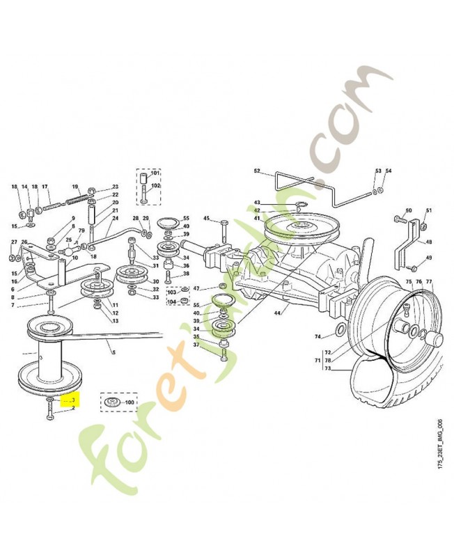 Rondelle 9460-624-4032 adaptable stihl - Pièce de détachée Sithl 