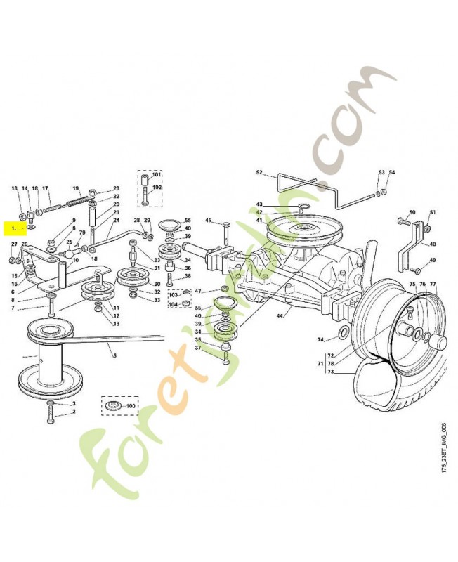 Rondelle 8,2x19x1 6125-708-9320 adaptable stihl - Pièce de détachée Sithl