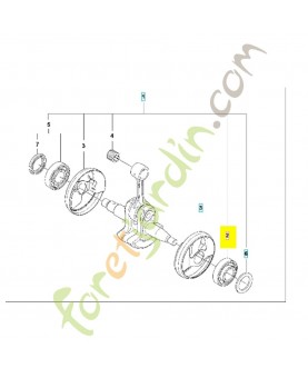 roulement 505133505 - Pièce détachée Husqvarna
