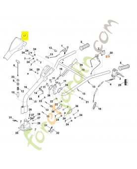 Recouvrement 6250-717-3600. Pièce détachée Stihl / Vicking