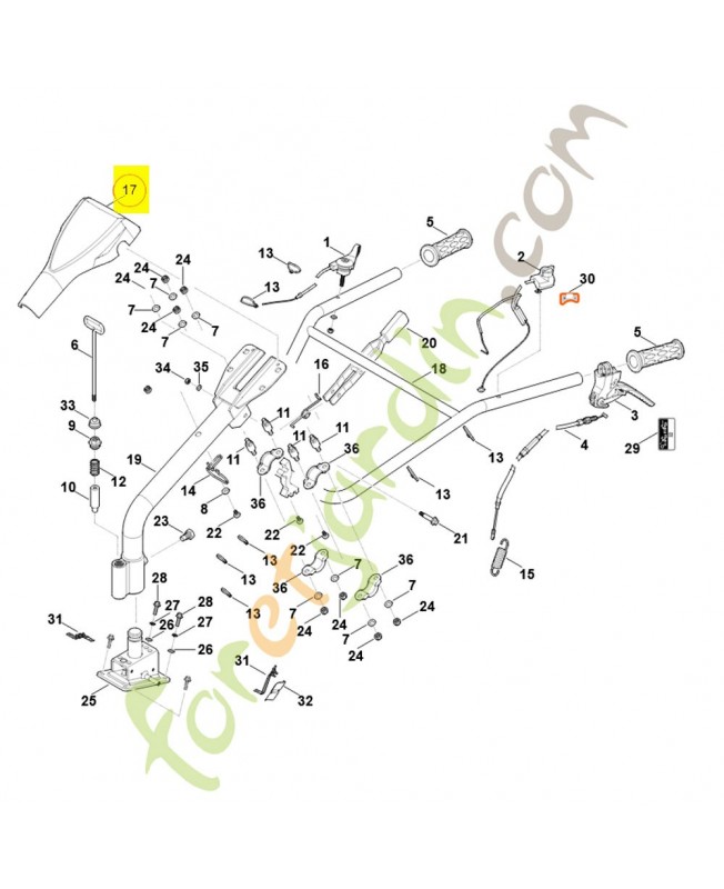 Recouvrement 6250-717-3600. Pièce détachée Stihl / Vicking Recouvrement 6250-717-3600. Pièce détachée Stihl / Vicking