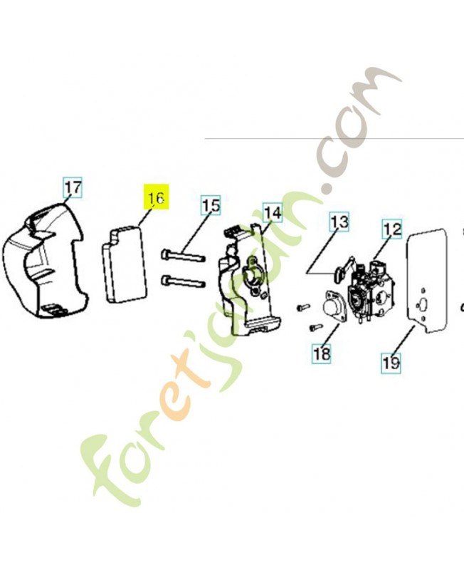 filtre mousse référence 545116801