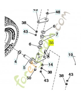 support 585920501. Pièce de rechange Husqvarna