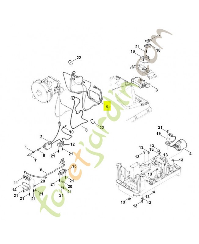 Platine a circuit ge 135