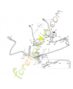 Axe 6125-700-2410 adaptable stihl - Pièce de détachée Sithl 