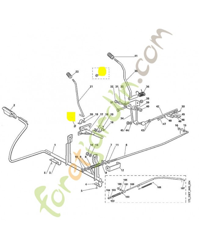 Anneau de serrage 9991-003-0547 adaptable stihl - Pièce de détachée Sithl 