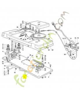 Plaque adaptable 6151-760-5501 Pièce de détachée Sithl / Vicking 