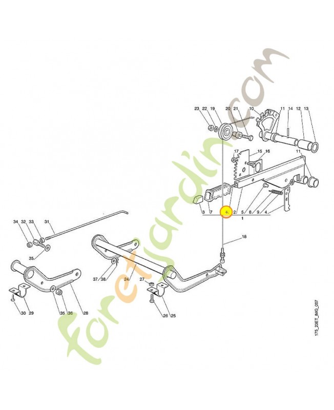 Baguette 6125-703-1700 adaptable