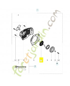 Ressort 584791801. Pièce de rechange Husqvarna