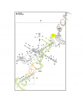 Réservoir d'huile 577667001. Pièce de rechange Husqvarna