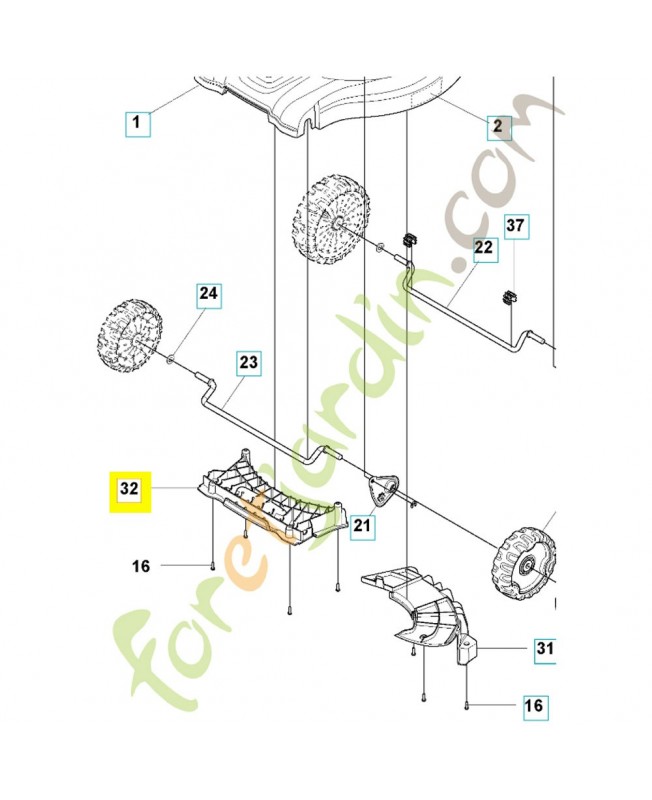 plaque de protection husqvarna 588202701. Pièce détachée Husqvarna