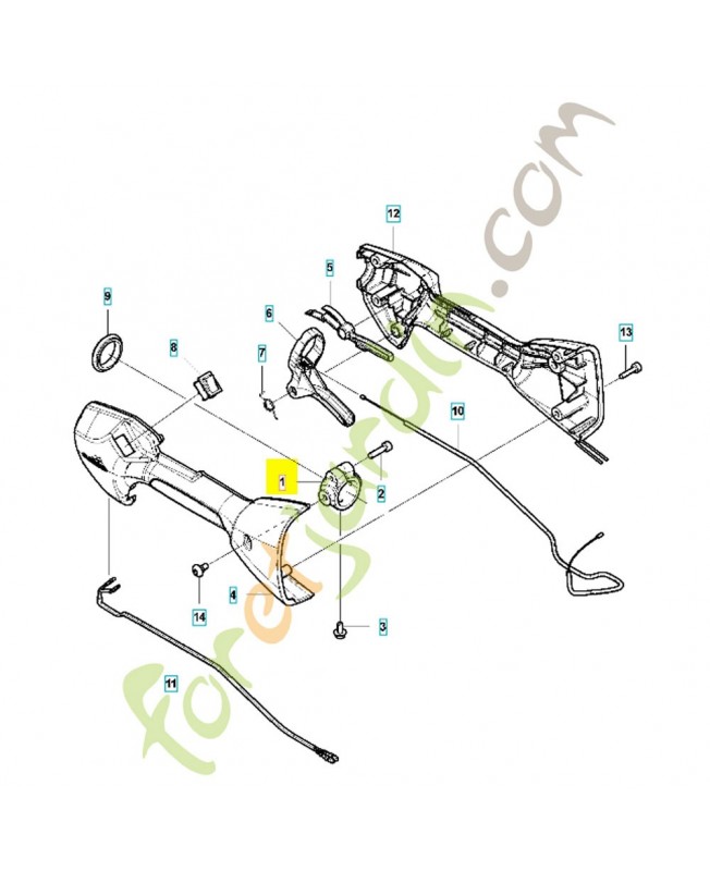 Support 578862701. Pièce de rechange Husqvarna