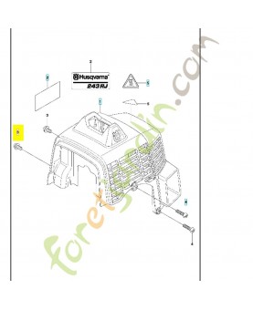 Boulon 521515901. Pièce de rechange Husqvarna