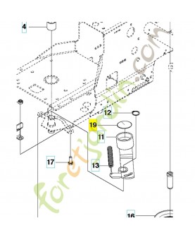 Joint 535485001. Pièce de rechange Husqvarna