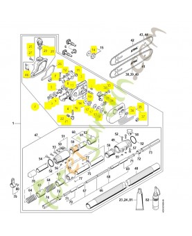 Réducteur 4182-640-0138. Pièce détachée Stihl / Vicking