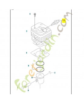 Bougie d'allumage 523103801. Pièce de rechange Husqvarna