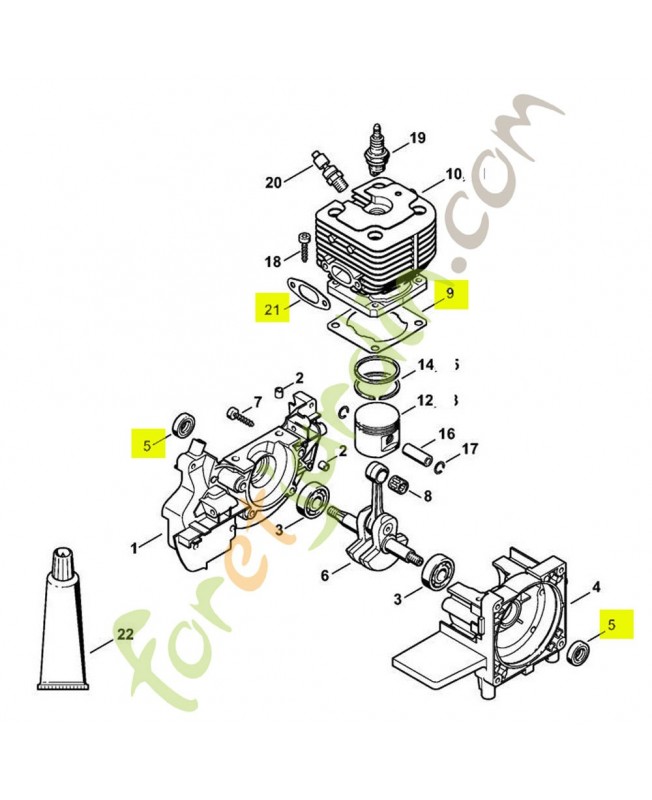 Jeu de joints moteur