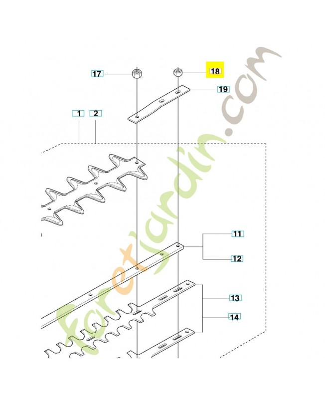 Ecrou référence 503220008