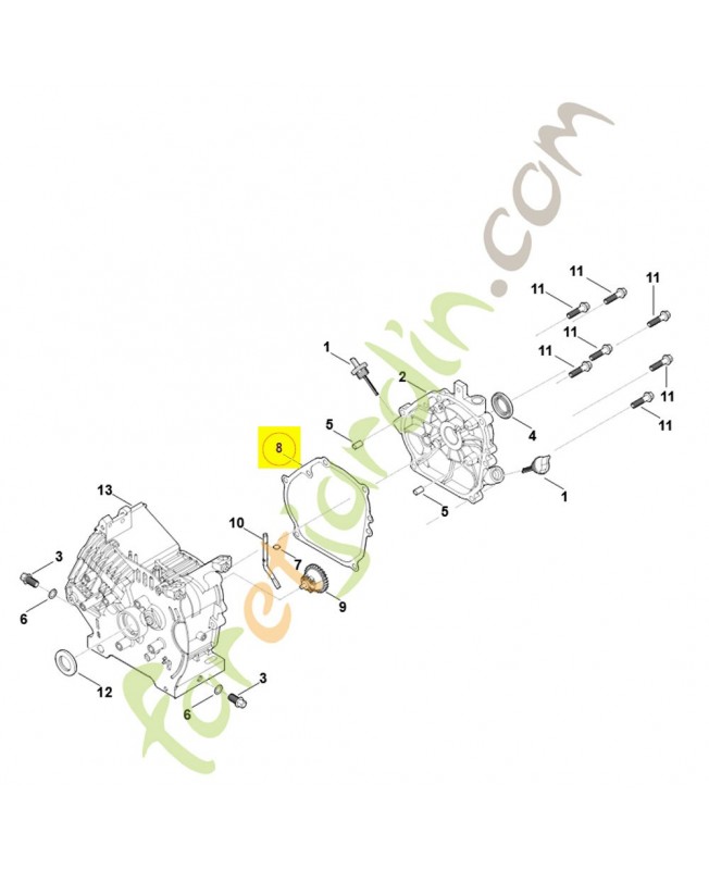Joint 0004-029-0510. Pièce détachée Stihl / Vicking Joint 0004-029-0510. Pièce détachée Stihl / Vicking