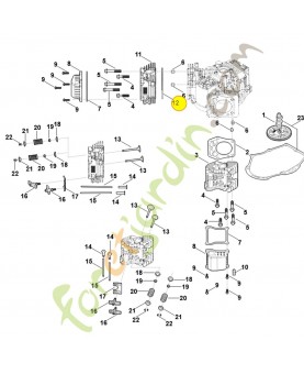 Joint de culasse 0004-029-2502. Pièce détachée Stihl / Vicking