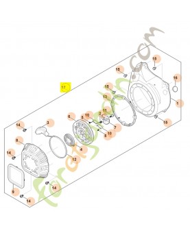 Dispositif de lancement 0004-190-4000. Pièce détachée Stihl / Vicking