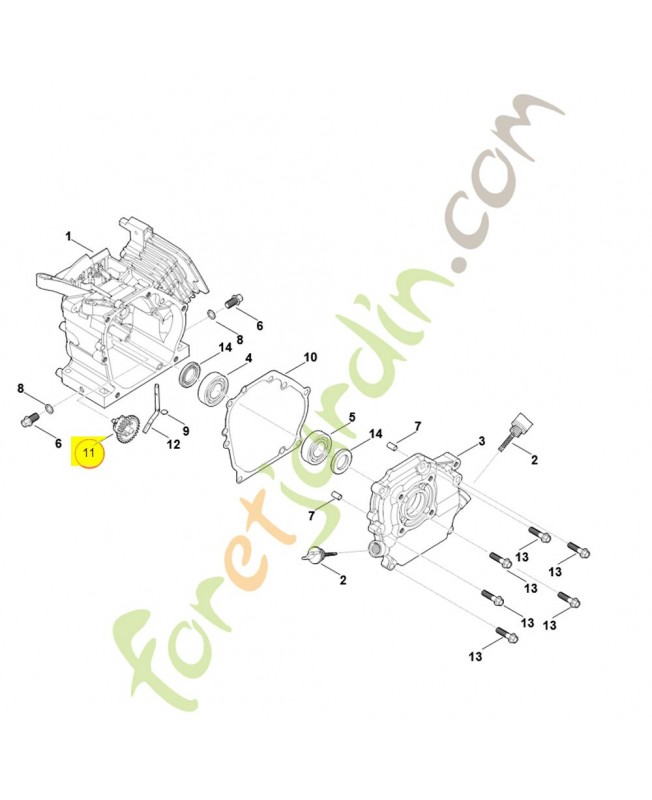 Régulateur centrifuge 0004-100-5101. Pièce détachée Stihl / Vicking Régulateur centrifuge 0004-100-5101. Pièce détachée Stihl / Vicking