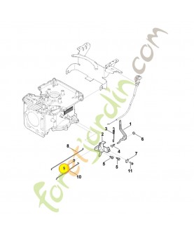 Pièce de fixation 0004-182-8400. Pièce détachée Stihl / Vicking