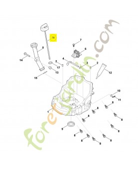 Jauge d'huile 0004-020-9204. Pièce détachée Stihl / Vicking