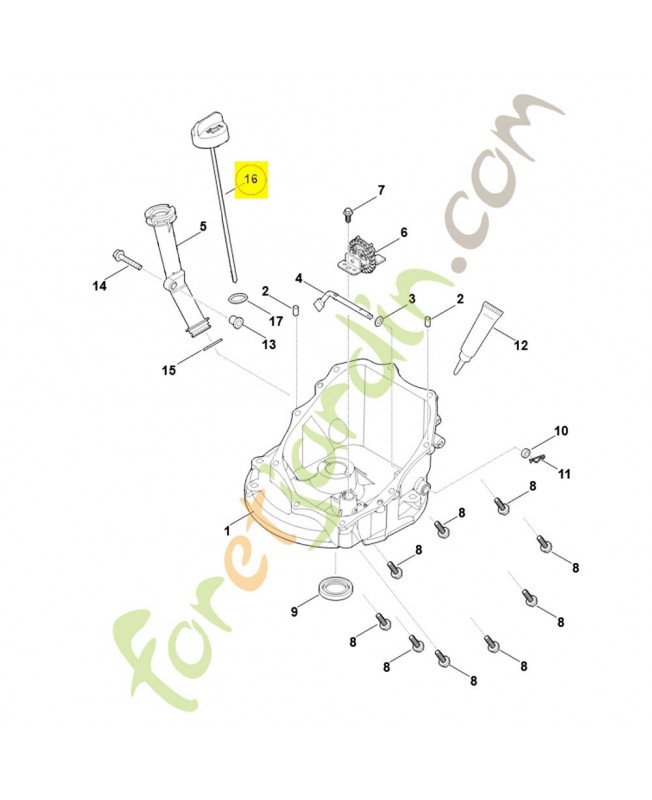 Jauge d'huile 0004-020-9204. Pièce détachée Stihl / Vicking Jauge d'huile 0004-020-9204. Pièce détachée Stihl / Vicking