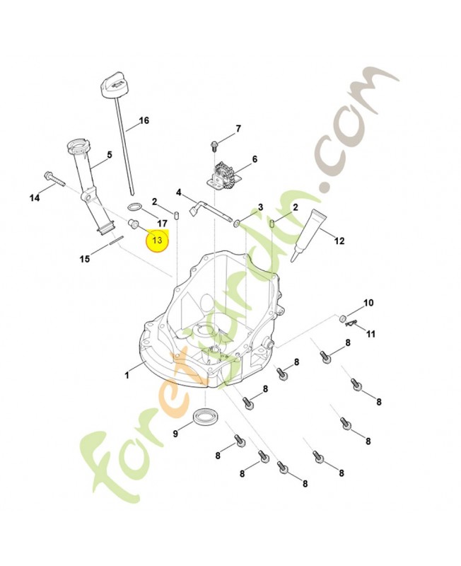 Douille 0004-028-1705. Pièce détachée Stihl / Vicking Douille 0004-028-1705. Pièce détachée Stihl / Vicking