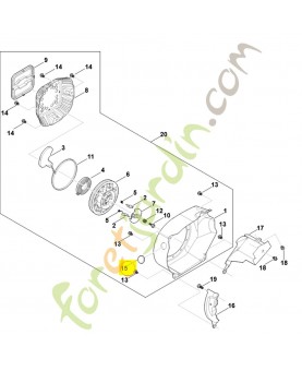 Capuchon 0004-084-7100. Pièce détachée Stihl / Vicking