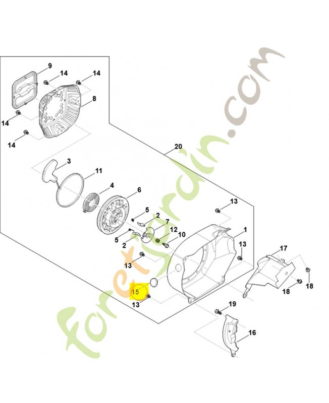 Capuchon 0004-084-7100. Pièce détachée Stihl / Vicking Capuchon 0004-084-7100. Pièce détachée Stihl / Vicking