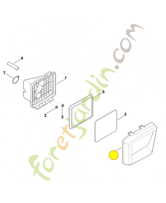 Couvercle de filtre 0004-124-3602. Pièce détachée Stihl / Vicking Couvercle de filtre 0004-124-3602. Pièce détachée Stihl / Vicking